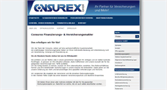Desktop Screenshot of consurex.com