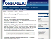 Tablet Screenshot of consurex.com